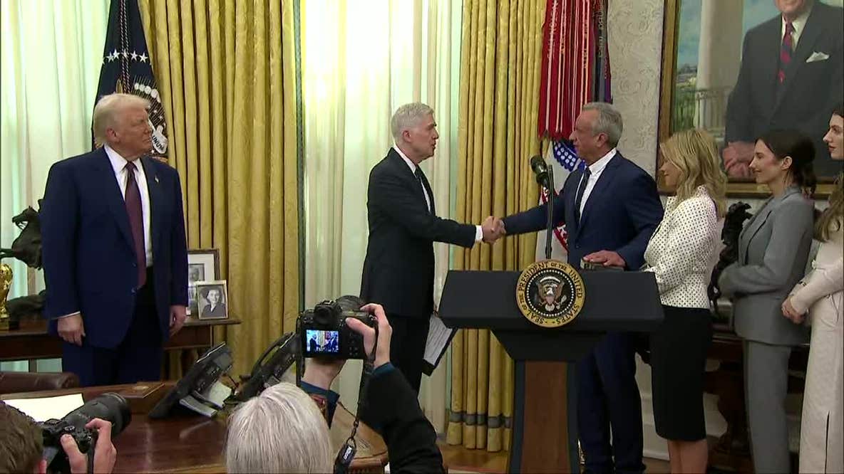 RFK Jr. speaks in Oval Office: FULL SPEECH
